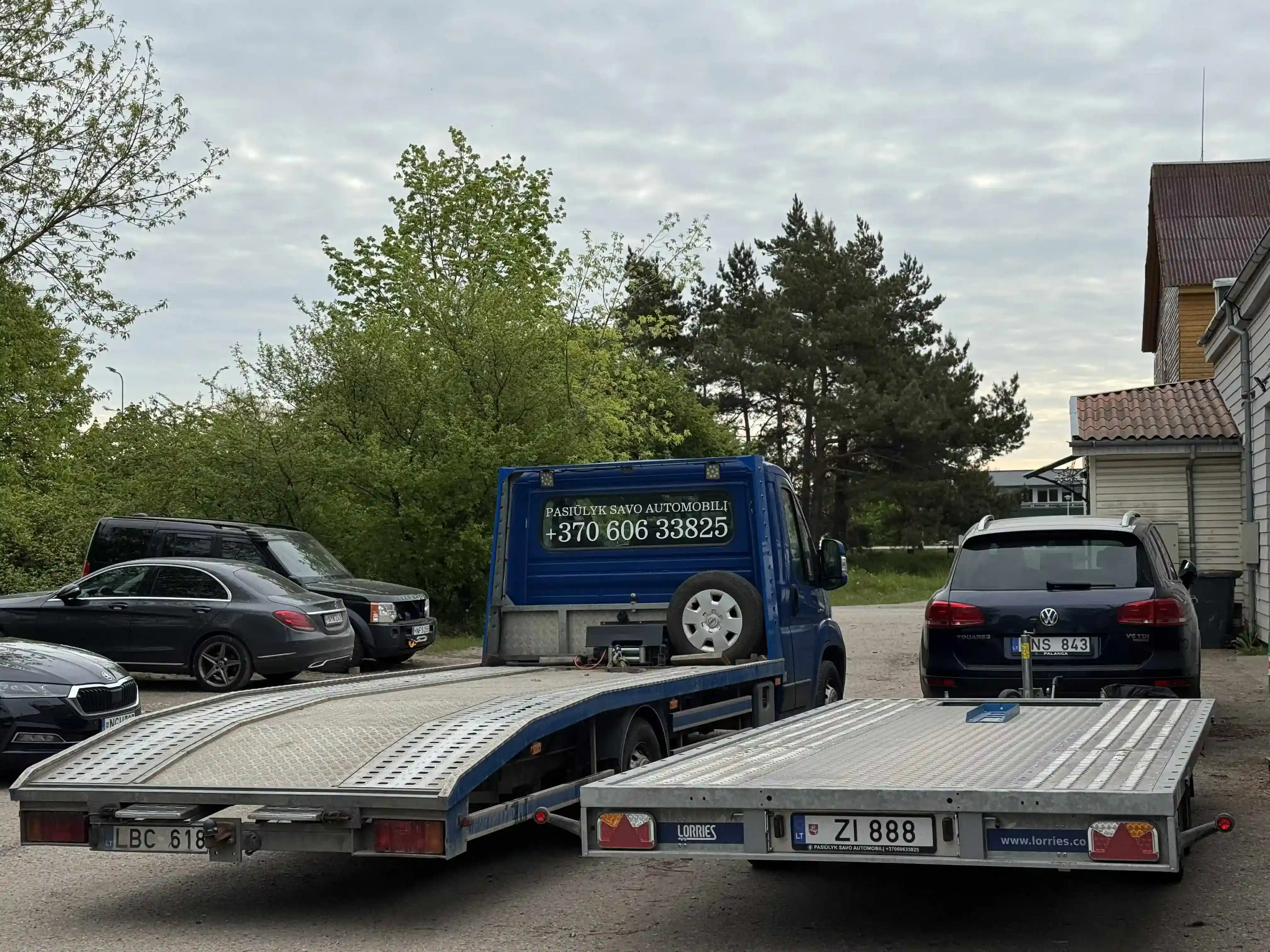 Automobilio prikurimas Palangoje